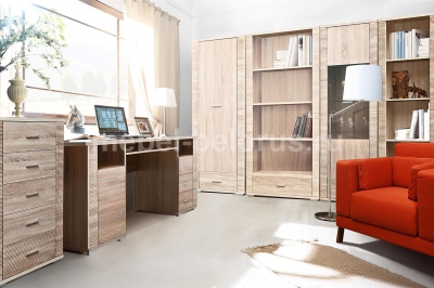 Мебель для кабинета «Гресс» Сонома светлый 
